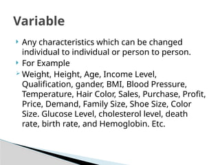 Comprehensive Biostatistics and Research Methodology Fundamentals | PPTX