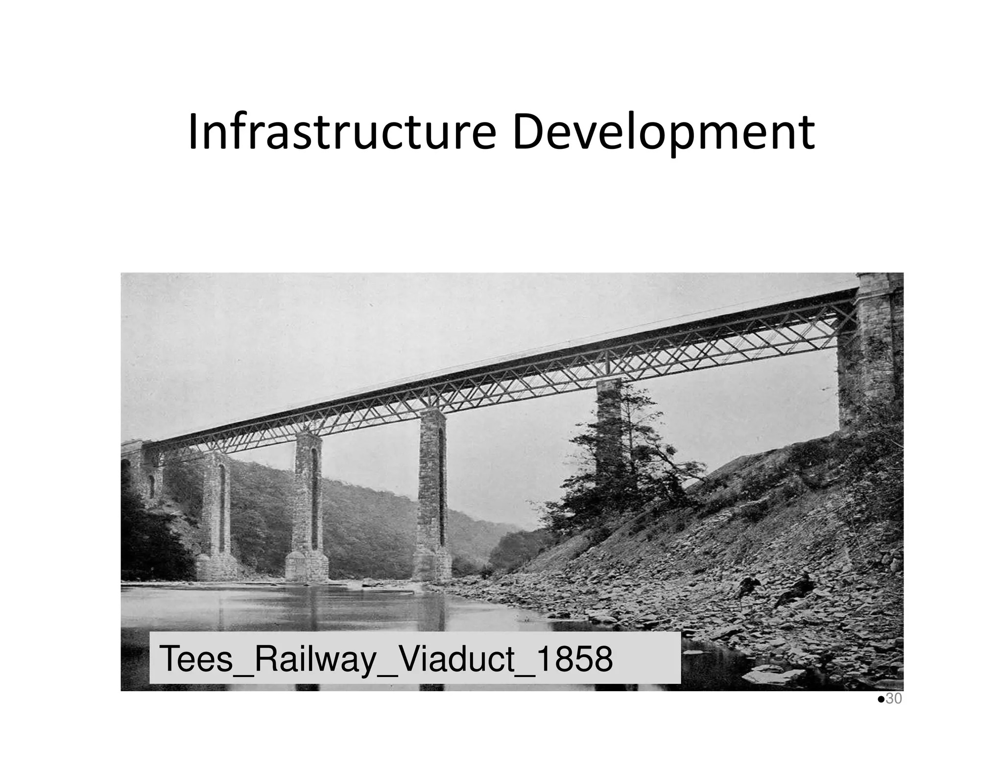 Infrastructure Development 
30 
Tees_Railway_Viaduct_1858 
 