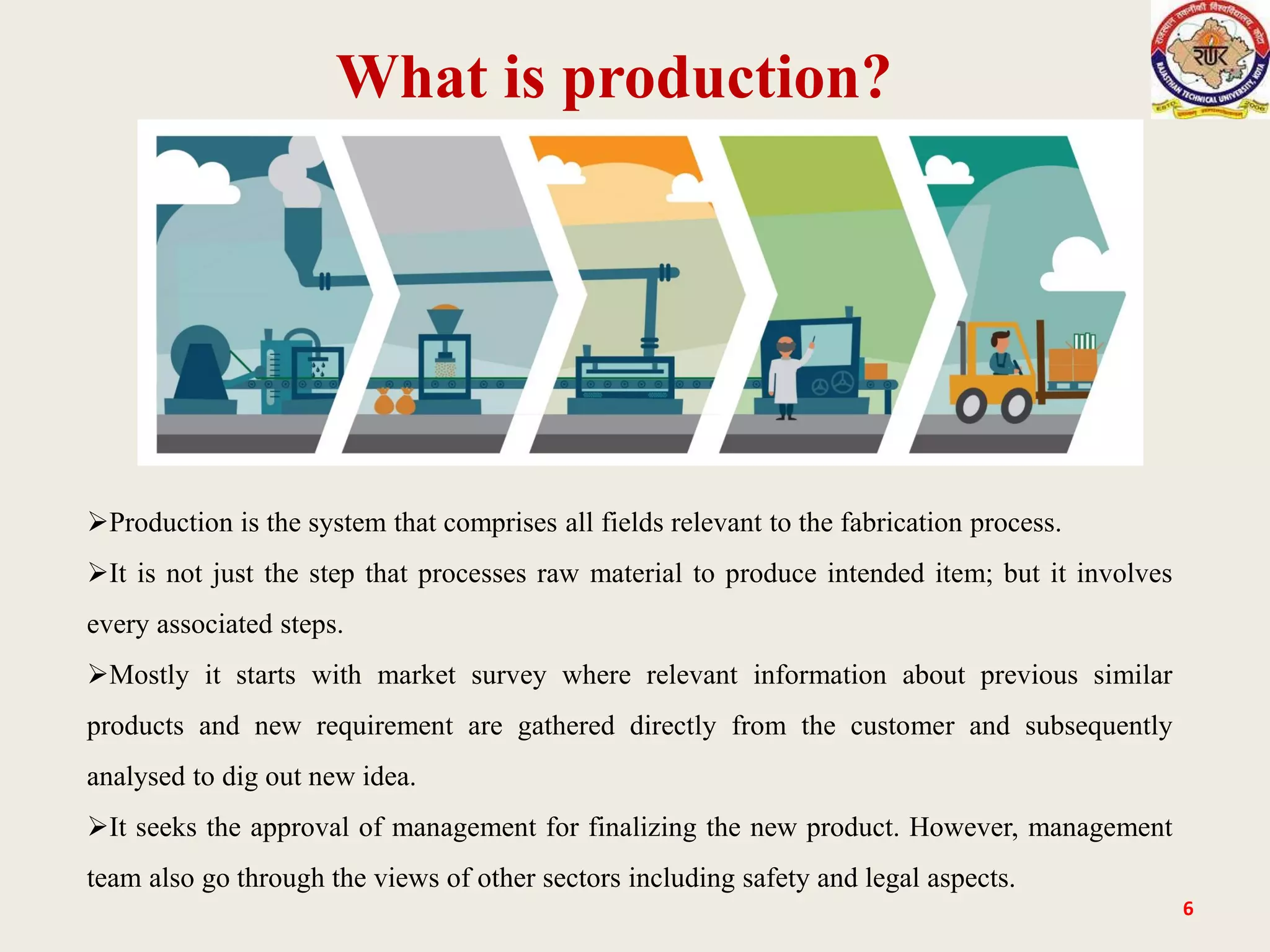 Some Process Production Lecture 1 manufacturing processes | PDF