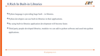 university notes Lecture - 1 (Python) E-Notes.pptx