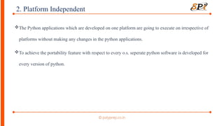 university notes Lecture - 1 (Python) E-Notes.pptx