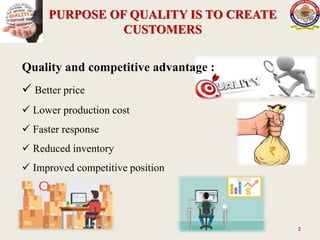 Lecture 2 (quality methodology and quality control) | PPTX