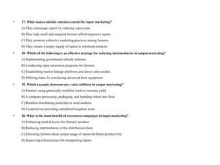 input and output marketing market and marketing | PPTX