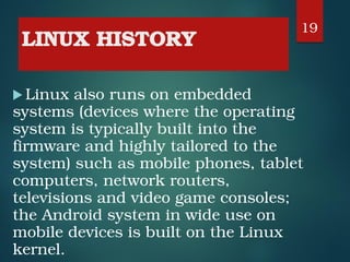 Comprehensive Introduction to Linux and Unix Operating Systems | PDF