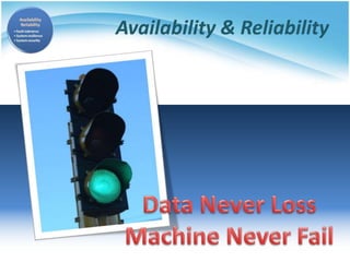 Availability & Reliability
 