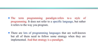Lecture-2 -Programming paradigms.pptx dig | PPTX