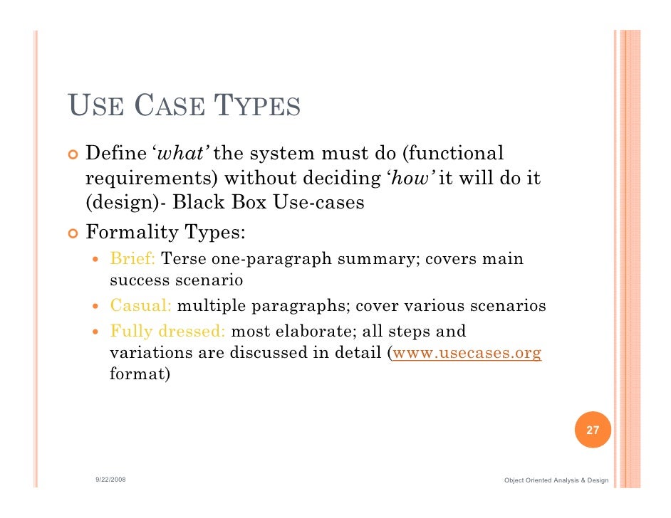 Writing Effective Use Cases