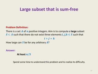 Large subset that is sum-free

17

 