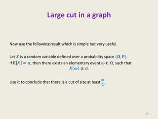 Large cut in a graph

26

 