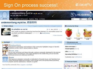 Sign On process success!
23
 