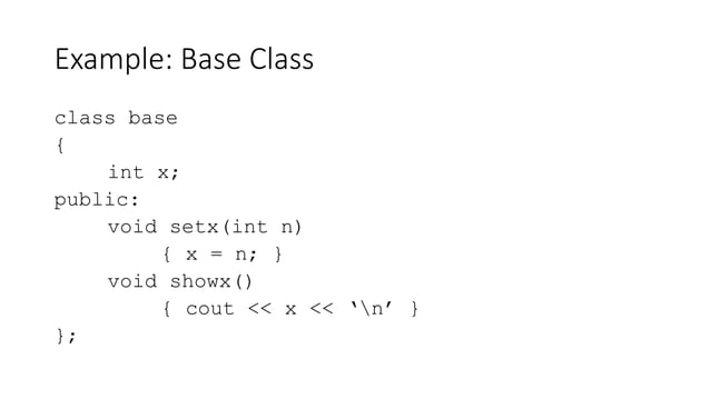 [OOP - Lec 20,21] Inheritance | PPT