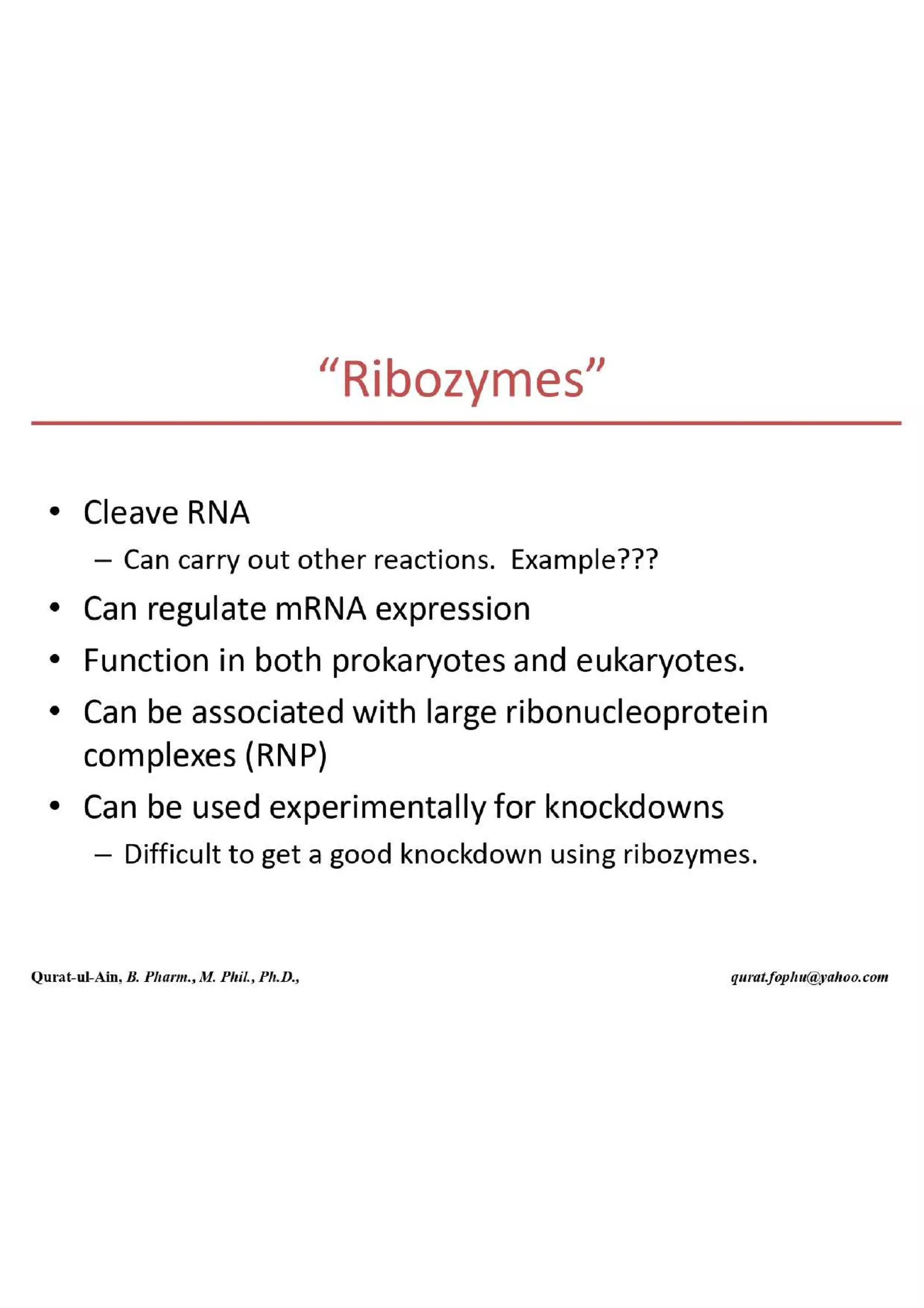 Lecture.2.part.1 Structure and Function of Nucleic Acid
