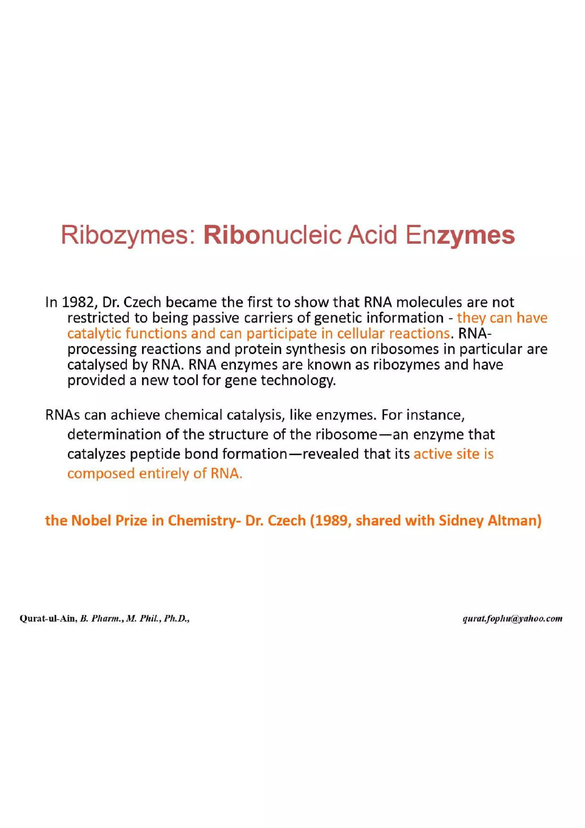 Lecture.2.part.1 Structure and Function of Nucleic Acid