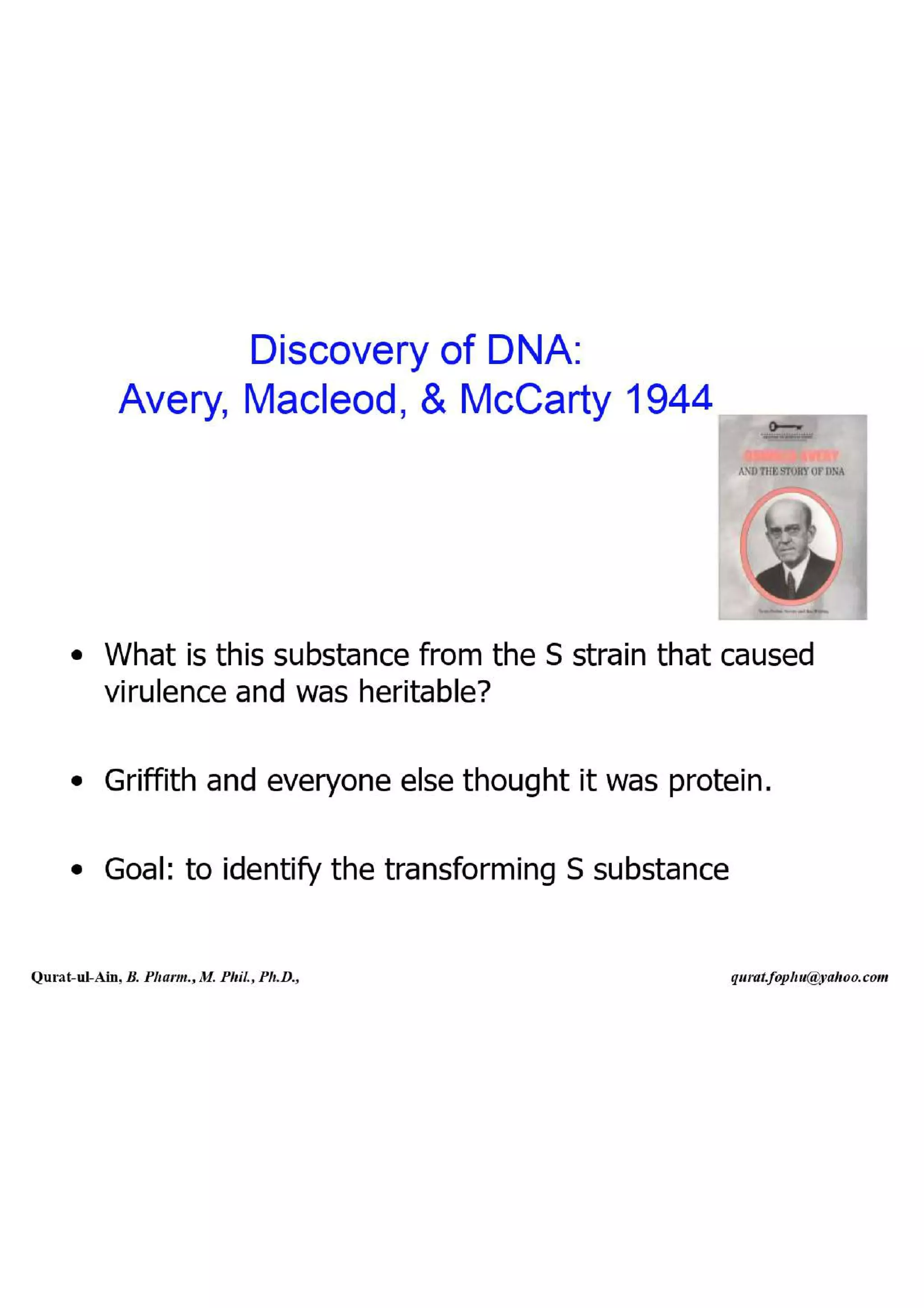 Lecture.2.part.1 Structure and Function of Nucleic Acid