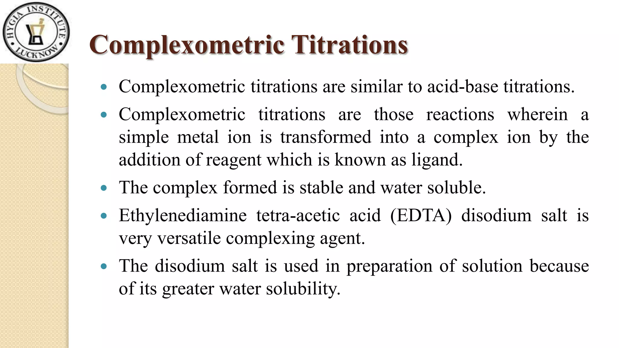 Lecture - 21 Complexometric Titrations.pptx