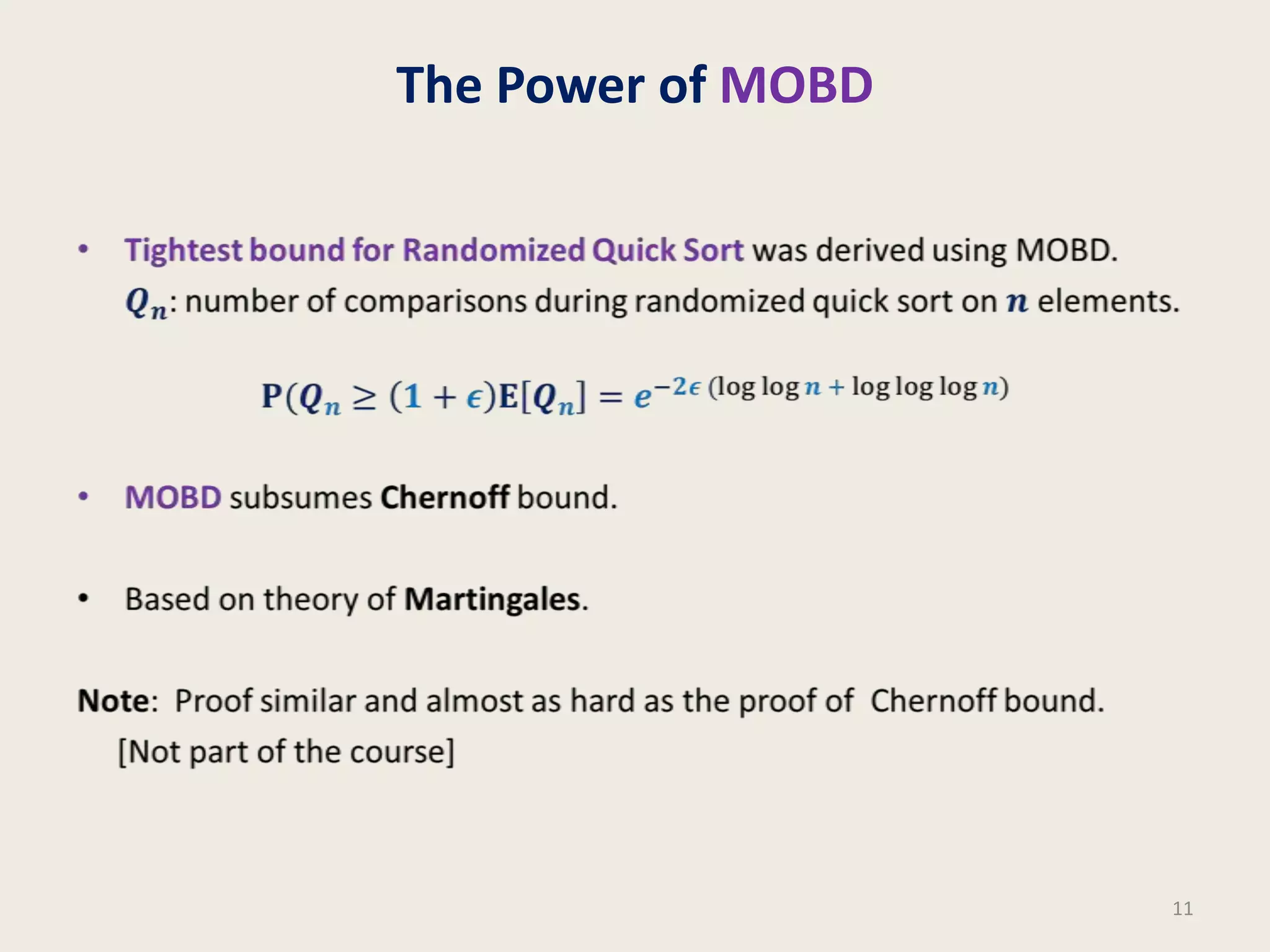 The Power of MOBD

11

 