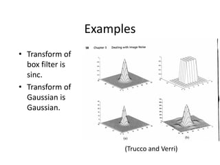 Box Filter Diagram In Computer Vision Lecture 2&3 Computer vision image formation ,filters&edge detection | PDF