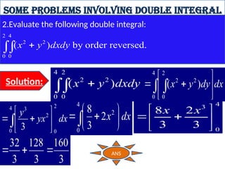 Integration Problem Solution LECTURE-29-DOUBLE INTEGRAL FOR ENGINEERING MATHEMATICS.ppt