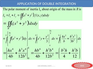 LECTURE-29-DOUBLE INTEGRAL FOR ENGINEERING MATHEMATICS.ppt