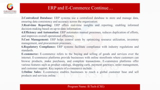 Note Software Erp Database Lecture-29- ERP and E-Commerce Notes .pptx