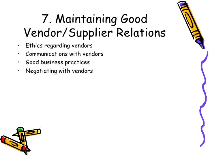 Lecture 2a Vendors/Suppliers