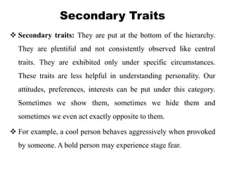 Lecture 2 concept of personality | PPT