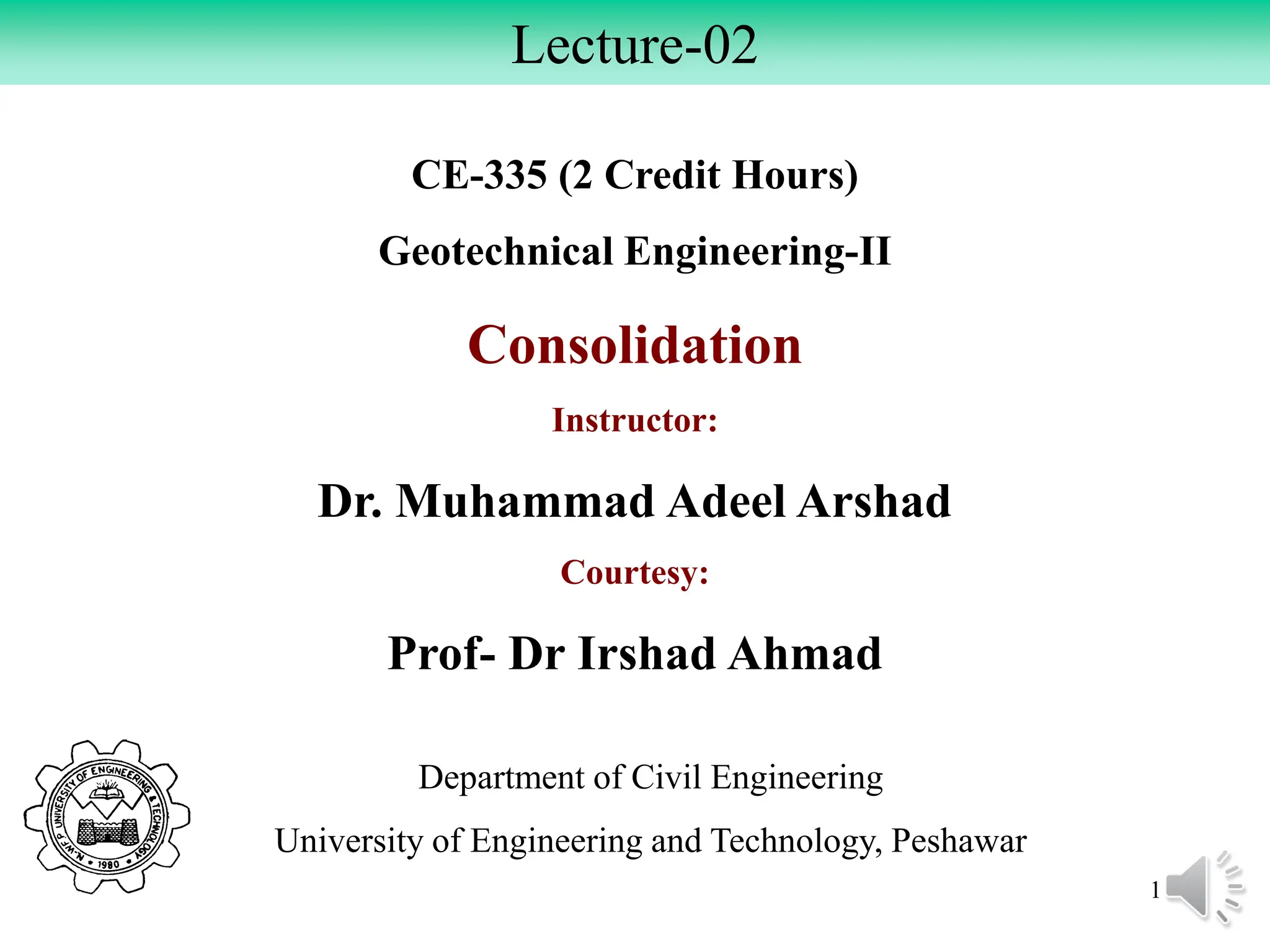 Lecture-2 Consolidation PART-1 (geotechnical engineering).pdf