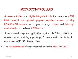 Lecture - 2 Embedded Microcontrollers .pptx