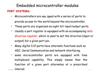 Lecture - 2 Embedded Microcontrollers .pptx