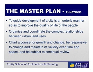 Master plan and land use | PDF