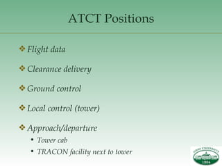 Air Traffic Control Organization Lesson | PPT