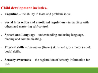 Lecture 3. Normal Development in Children. | PPTX