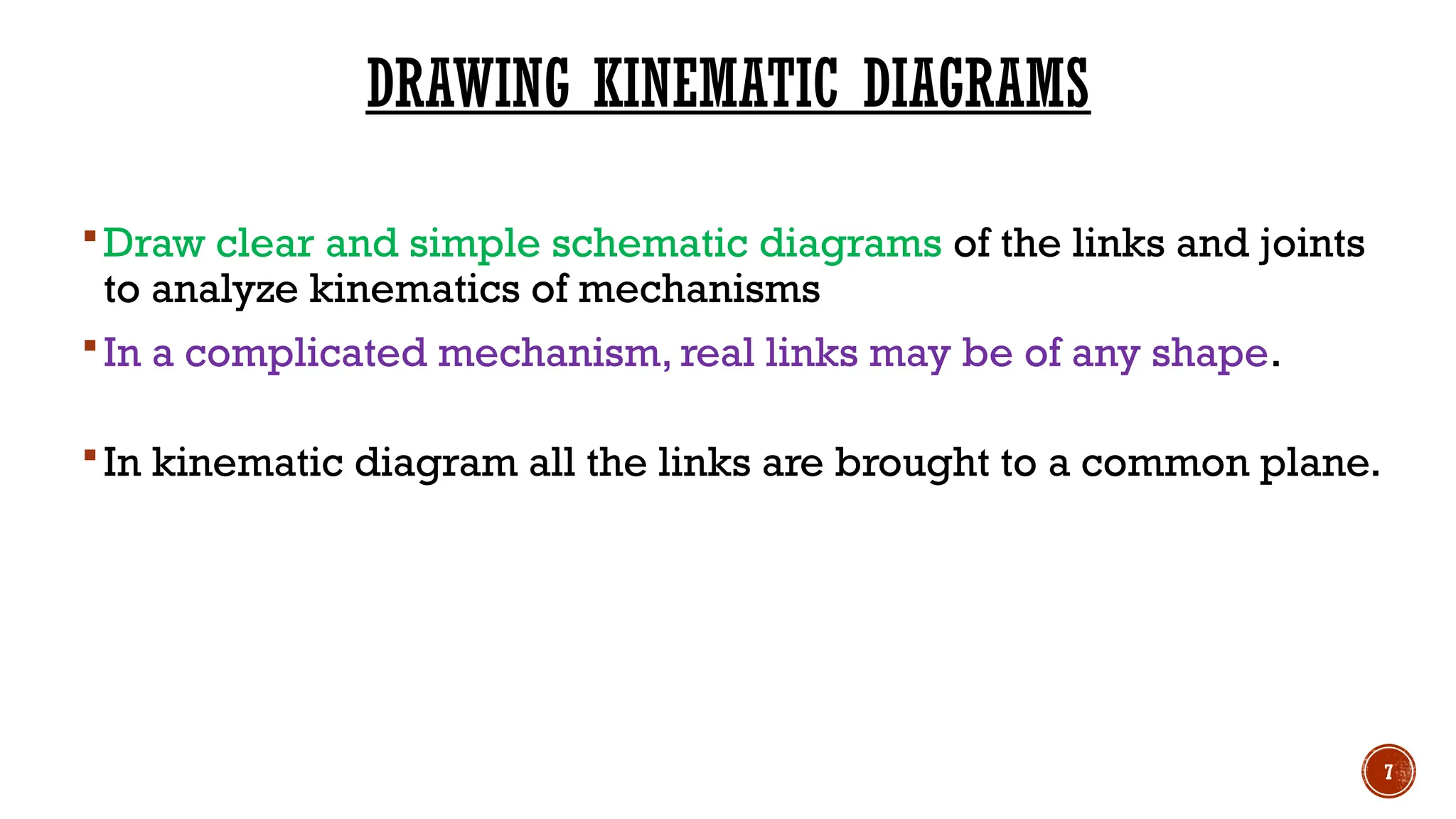 Mechanism Drawing Exercise Mechanics of Machines/ Solid Mechanics/ MMC | PPTX