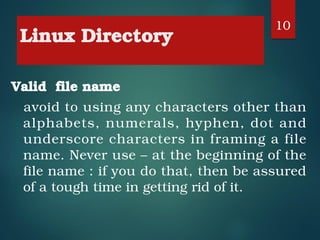 Comprehensive Guide to Linux Directory Structure and Command Usage | PDF