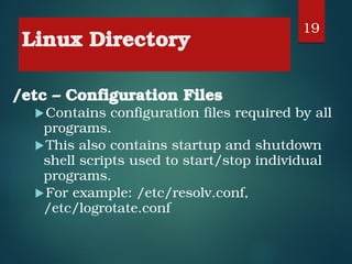 Comprehensive Guide to Linux Directory Structure and Command Usage | PDF