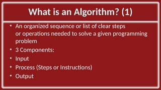 Lecture-3-Presentation-No software development algorithm, pseudocode | PPTX