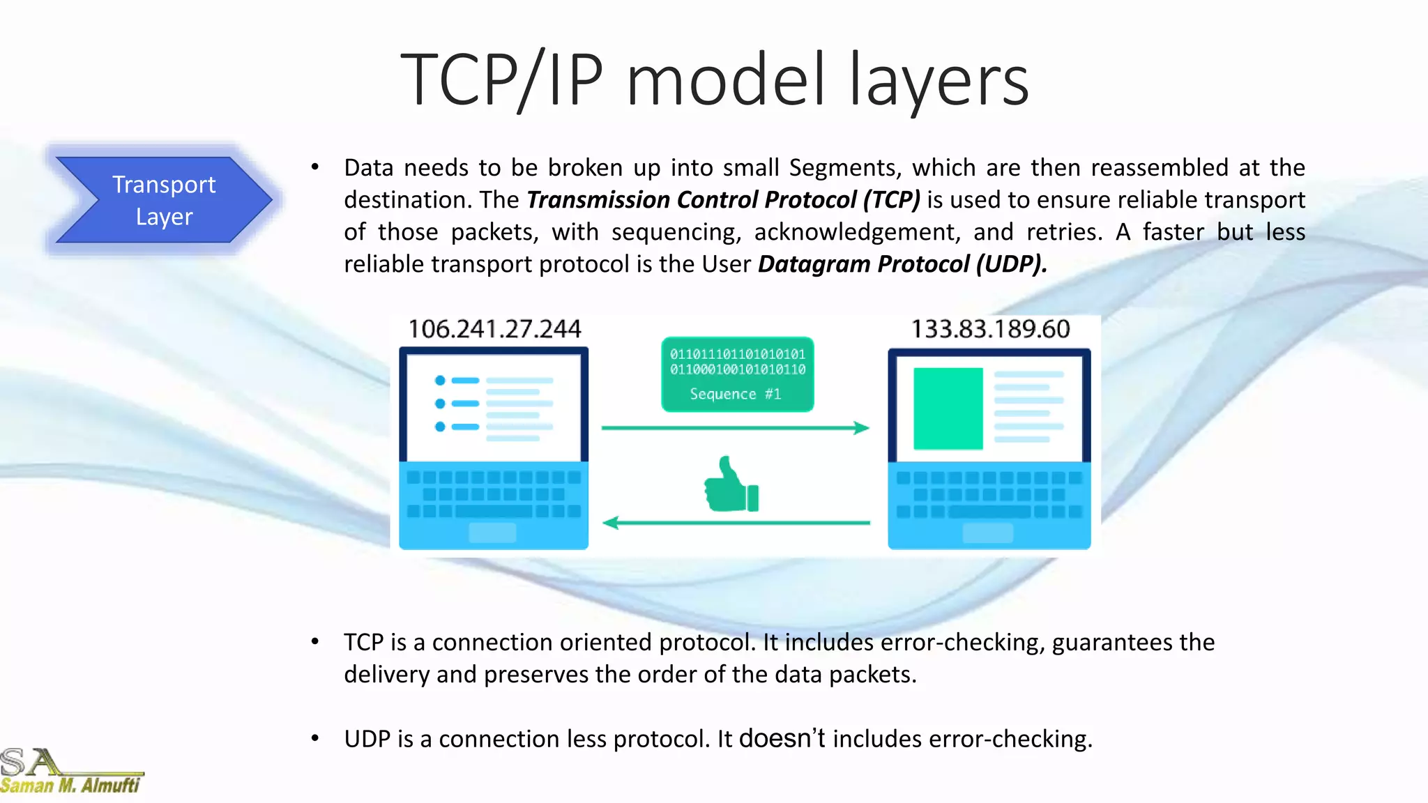 Lecture 3- tcp-ip | PPTX | Computer Networking | Computing