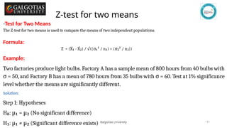 Lecture-30 ( z- test)-1.pptxjgfukkfdhkfmjfjcj | PPTX