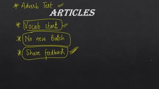 Basic Articles part-1 english class .pdf