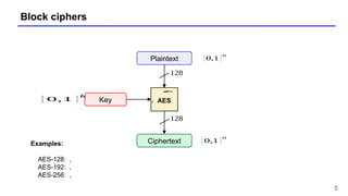ppt - fundamentals of cryptography: prps and prfs in... lecture-3block-ciphers-prfs-prps-aes.pptx