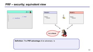 ppt - fundamentals of cryptography: prps and prfs in... lecture-3block-ciphers-prfs-prps-aes.pptx
