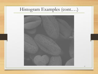 Histogram Examples (cont.…)
17
 