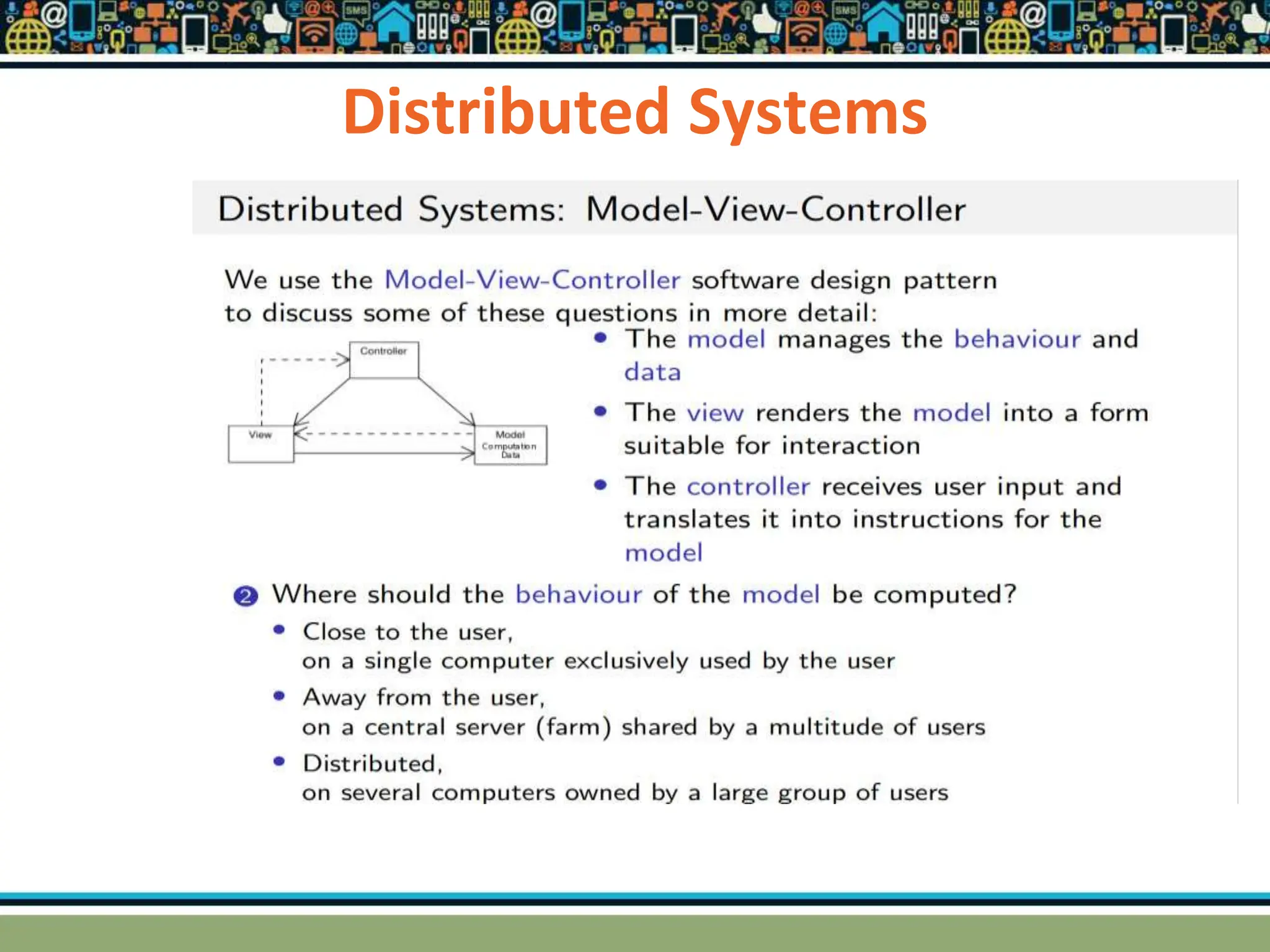 Distributed Systems
 