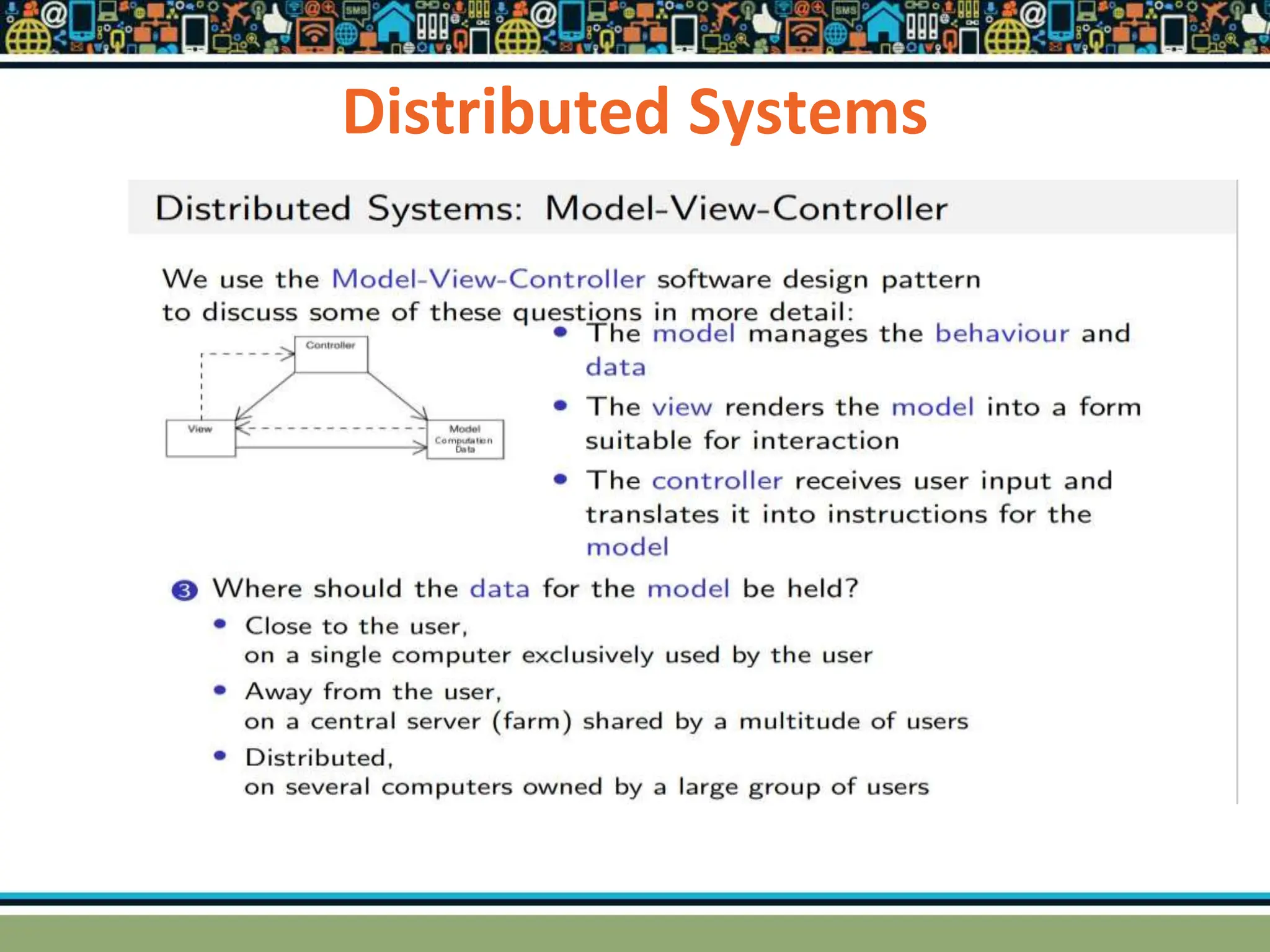 Distributed Systems
 