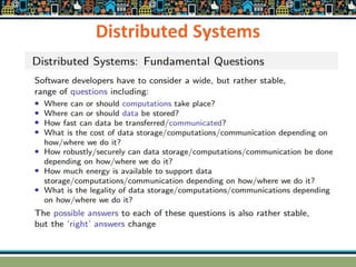 Distributed Systems
 