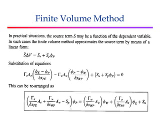 Finite Volume Method for Computational Fluid Dynamics | PPTX