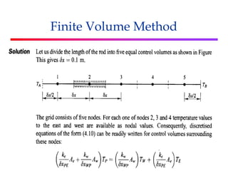 Finite Volume Method for Computational Fluid Dynamics | PPTX
