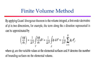 Finite Volume Method For Computational Fluid Dynamics Ppt