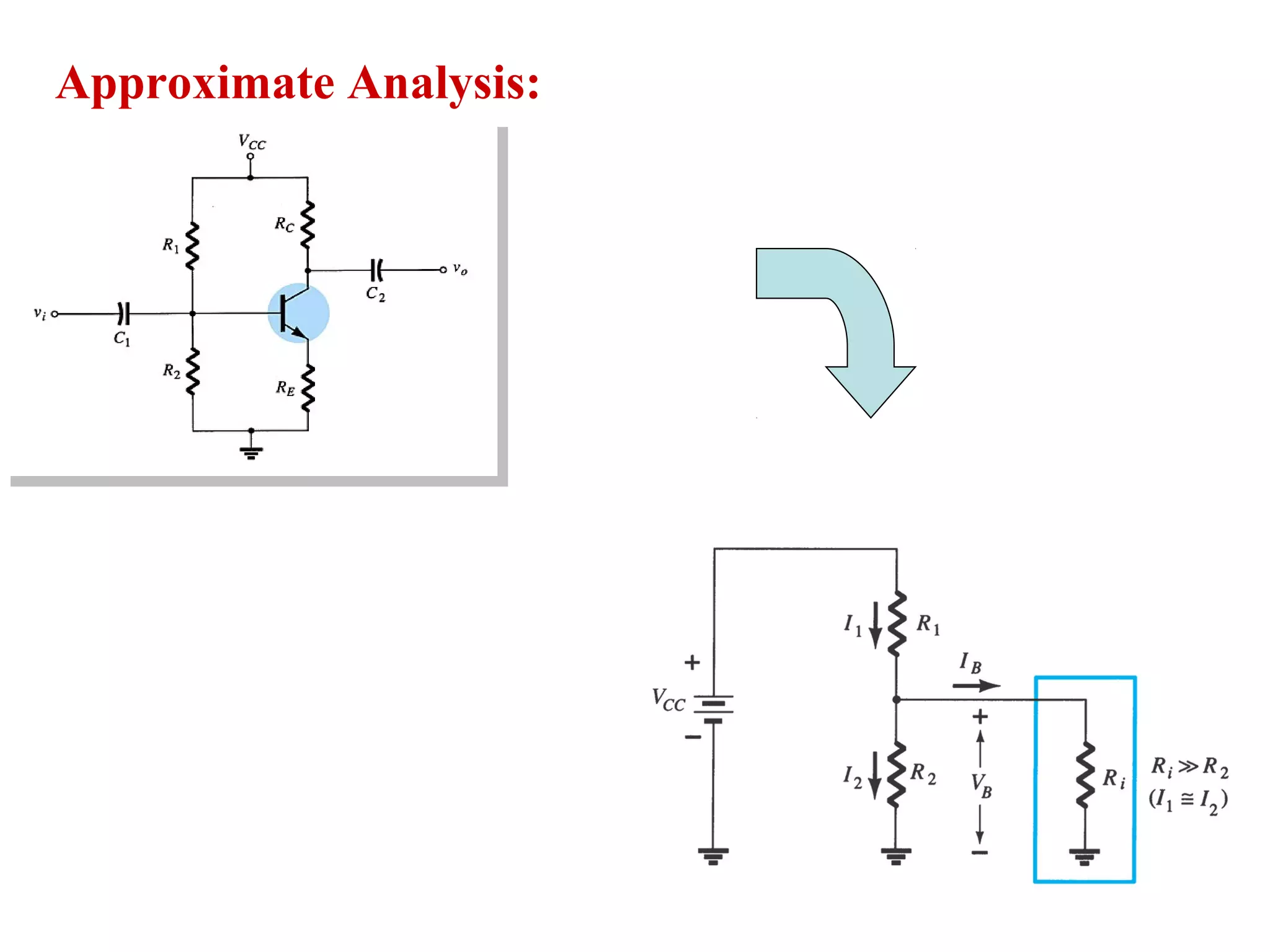 Approximate Analysis:
 