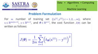 Data + Algorithms + Computing
=
Machine Learning
 